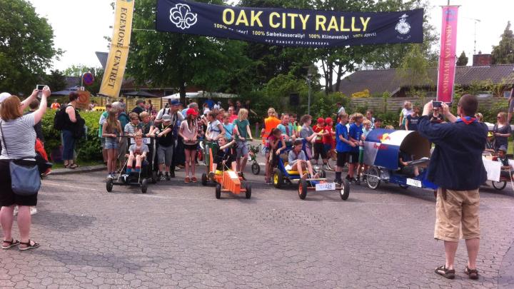 Oak-city rally - start for juniorbiler 2017